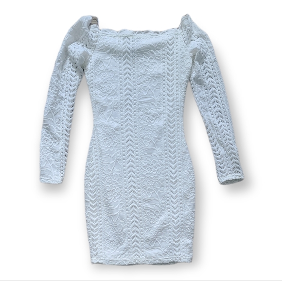 Windsor White Lace Floral Dress - Picture 2 of 9